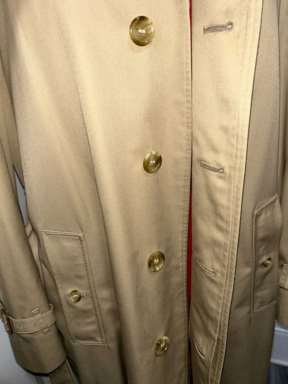 Burberry Vintage Burberry Tan Nova Check Trench C… - image 4