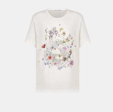 Dior o1w1db11124 Cotton And Linen Jersey T-Shirt i