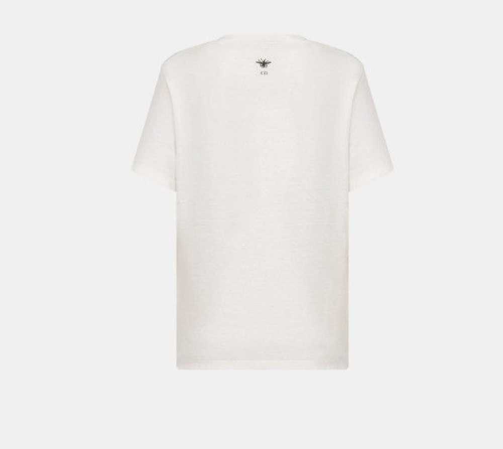 Dior o1w1db11124 Cotton And Linen Jersey T-Shirt … - image 2