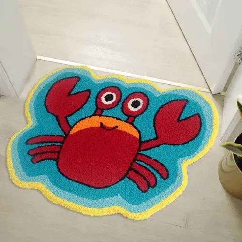 Designer × Streetwear Plush Crab Rug - image 2