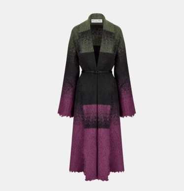 Dior o1w1db11124 Scarf Collar Belted Coat