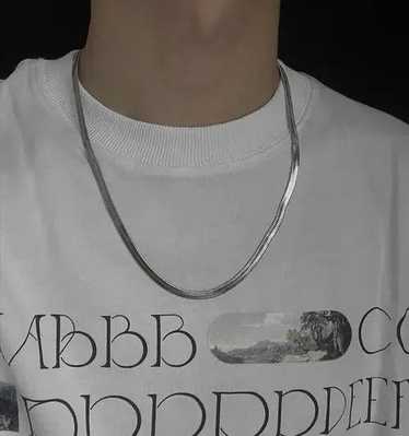 Jewelry × Streetwear × Vintage Retro silver neckla