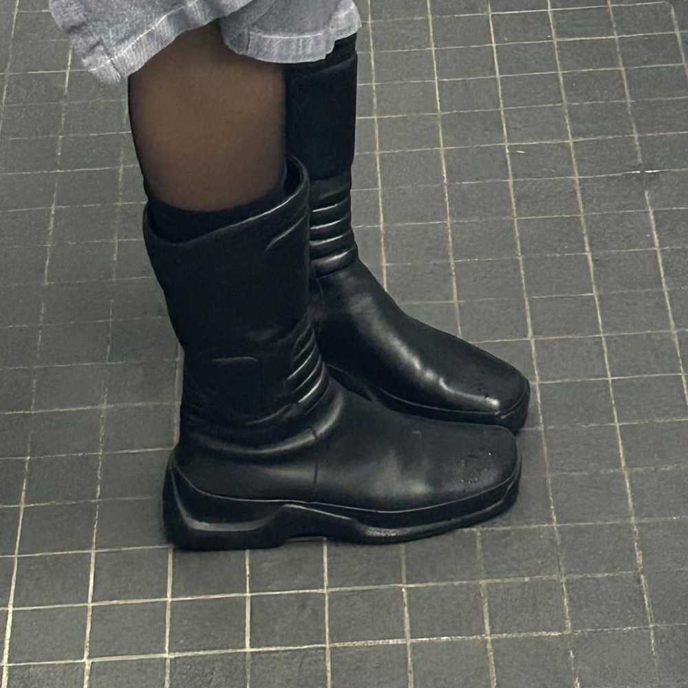 Prada Leather biker boots - image 6