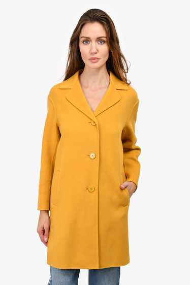 Weekend MaxMara Yellow Wool Blend 'Cucito A Mano' 