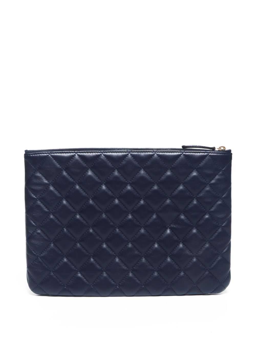 CHANEL Pre-Owned 2015 Coco Mark clutch bag - Blue - image 2