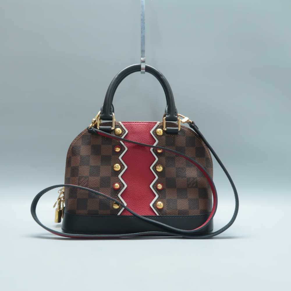 Louis Vuitton Alma BB leather satchel - image 4