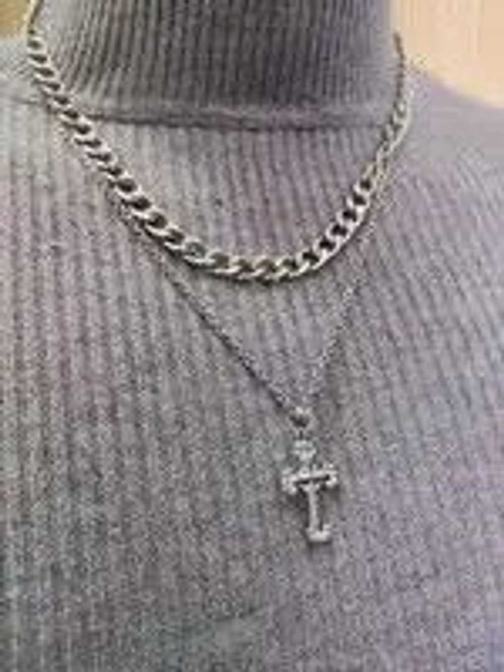 Chain × Jewelry × Vintage Cross Streetwear Neckla… - image 3