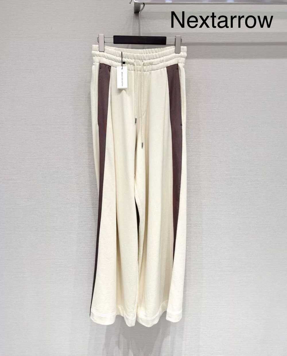 Dries Van Noten Dries Van Noten Khaki sports wide-leg pants