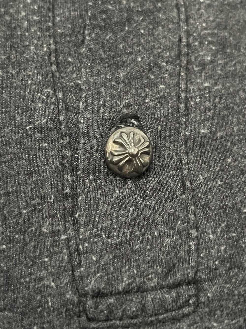 Chrome Hearts CH Sterling Button Cross Fader Henl… - image 3