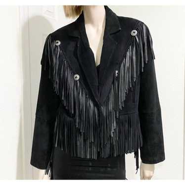 Vintage VTG COMINT Fringe Western Conch Western Le