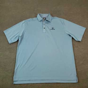 Footjoy Footjoy Polo Shirt Mens XL Blue Short Slee