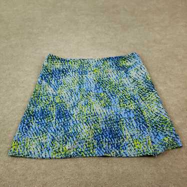 Vintage Jude Connally Skort Womens Large Blue Gre… - image 1