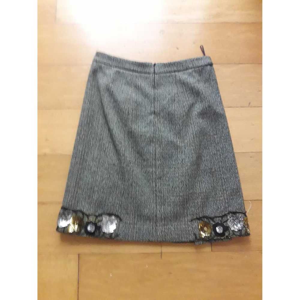 Miu Miu Wool mid-length skirt - image 2