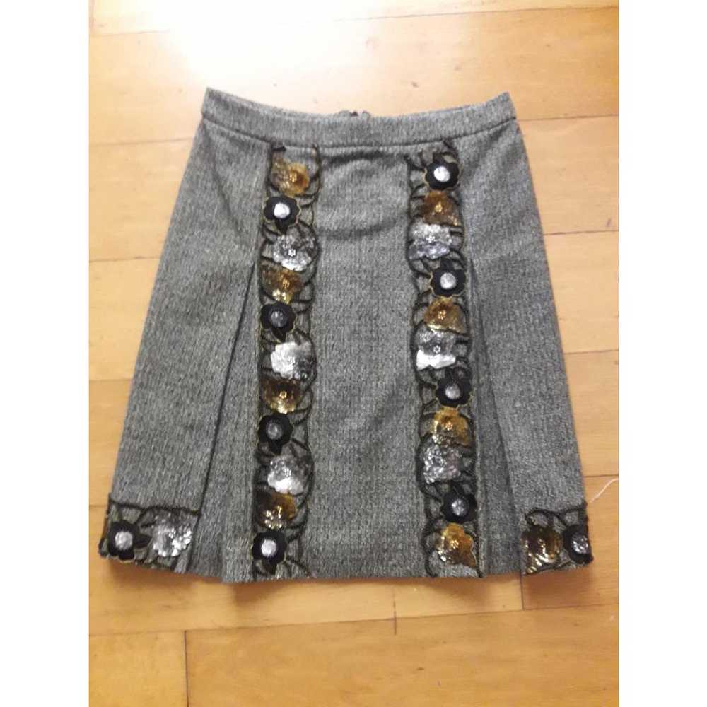 Miu Miu Wool mid-length skirt - image 8