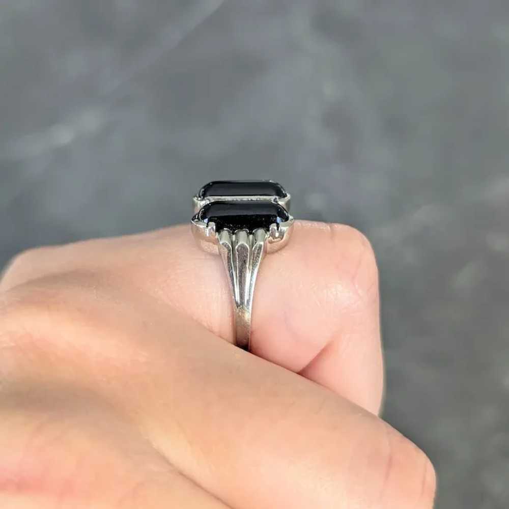 Helm & Hahn Co. Mid-Century Diamond Onyx 18 Karat… - image 12