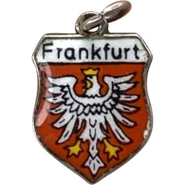 Vintage 800 Silver "Frankfurt" Germany Travel Shie