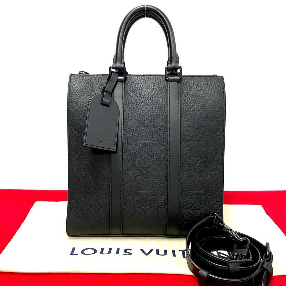 LOUIS VUITTON Shoulder Bag leather Brown Taurillo… - image 1