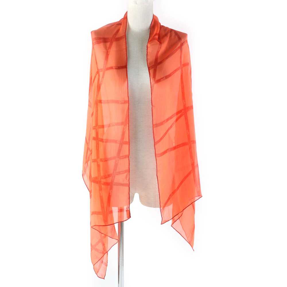 HERMES shawl silk Orange - image 3