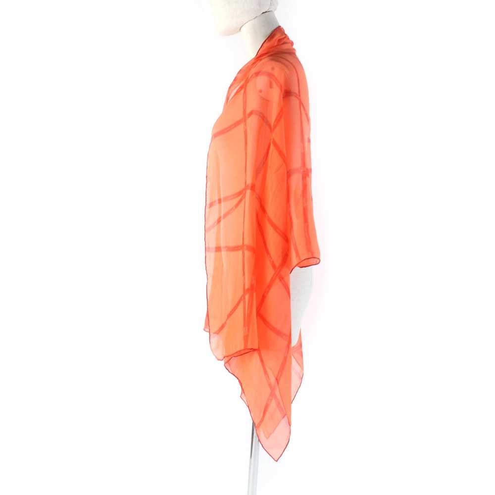 HERMES shawl silk Orange - image 4