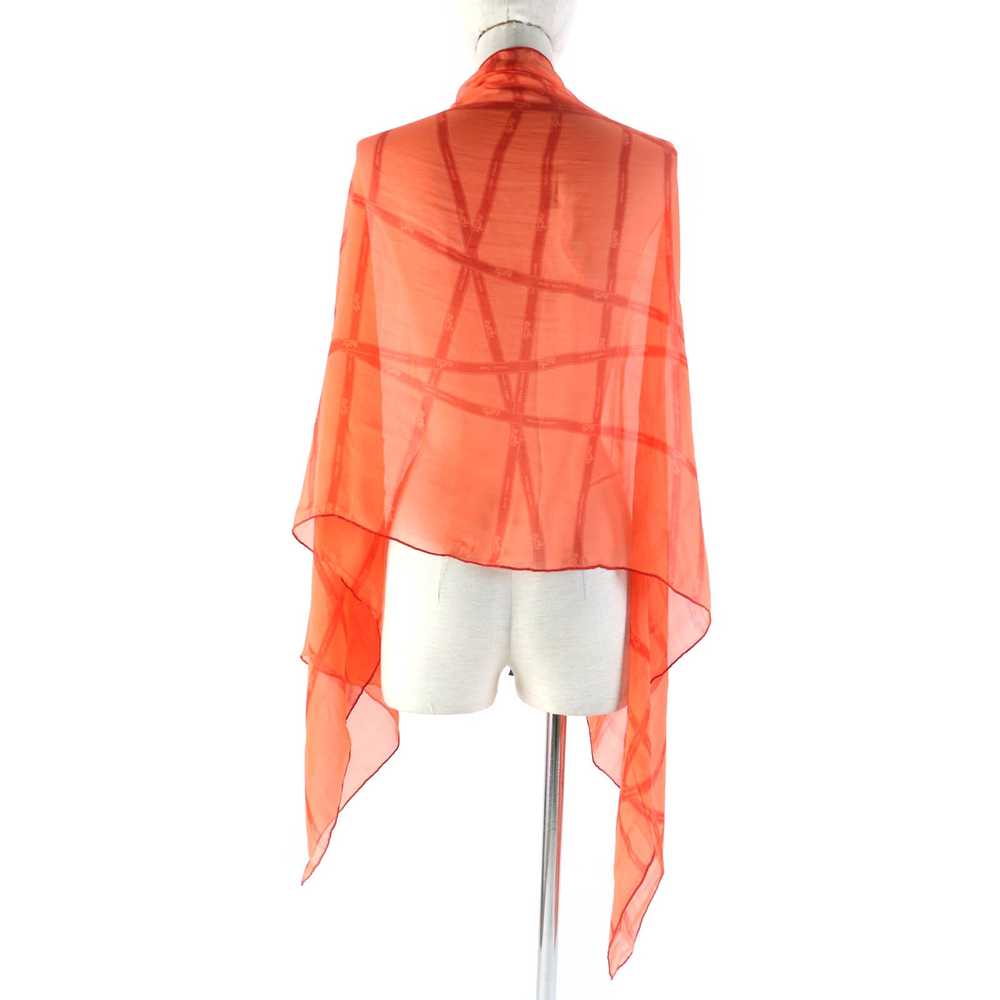 HERMES shawl silk Orange - image 5