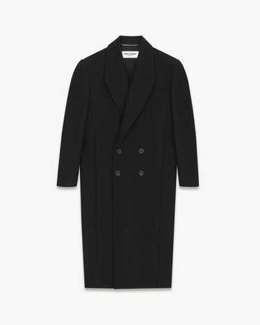 Saint Laurent Paris o1s1wg111124 Oversize Coat In… - image 1