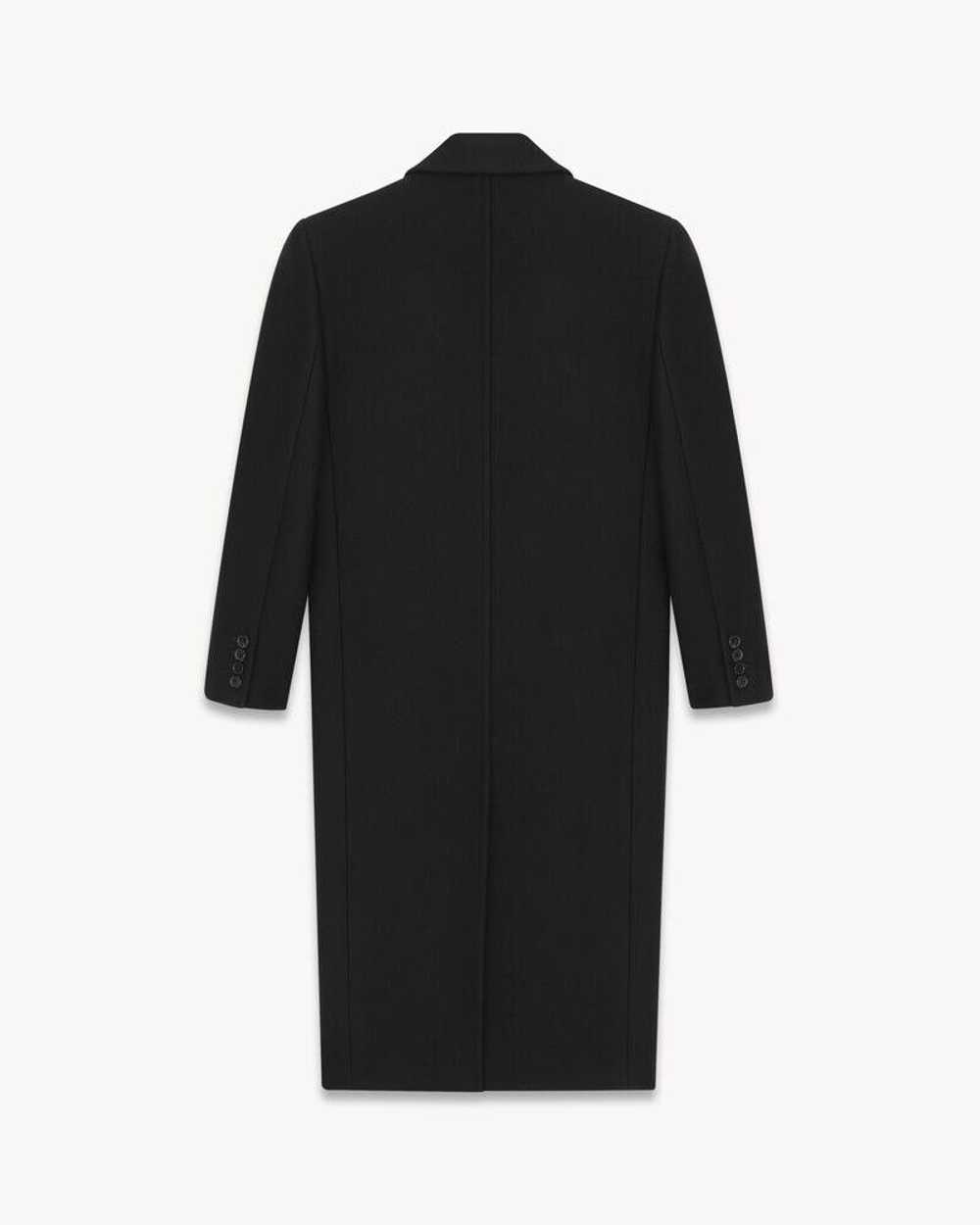 Saint Laurent Paris o1s1wg111124 Oversize Coat In… - image 2