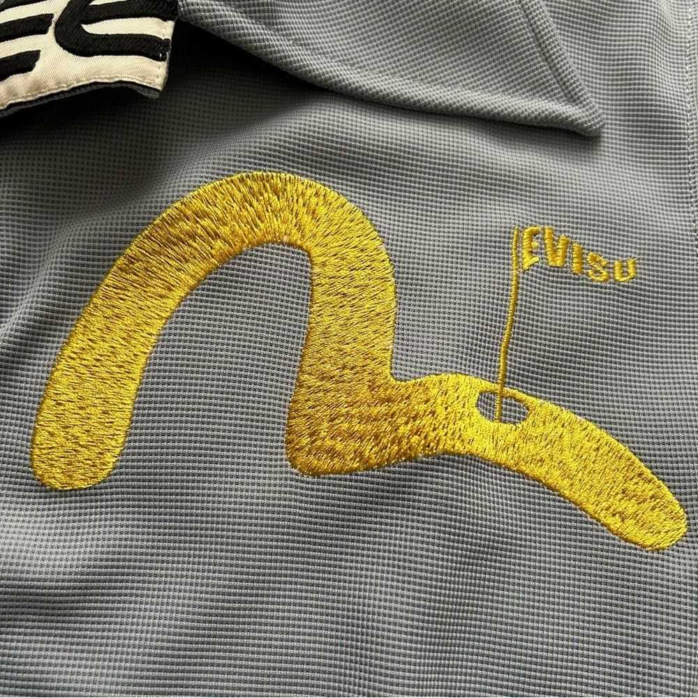 Evisu Evisu golf polo grey with yellow logo size … - image 5