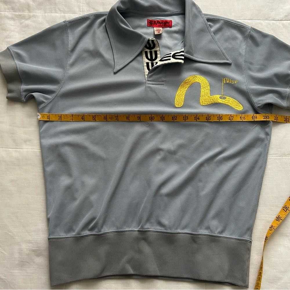 Evisu Evisu golf polo grey with yellow logo size … - image 8