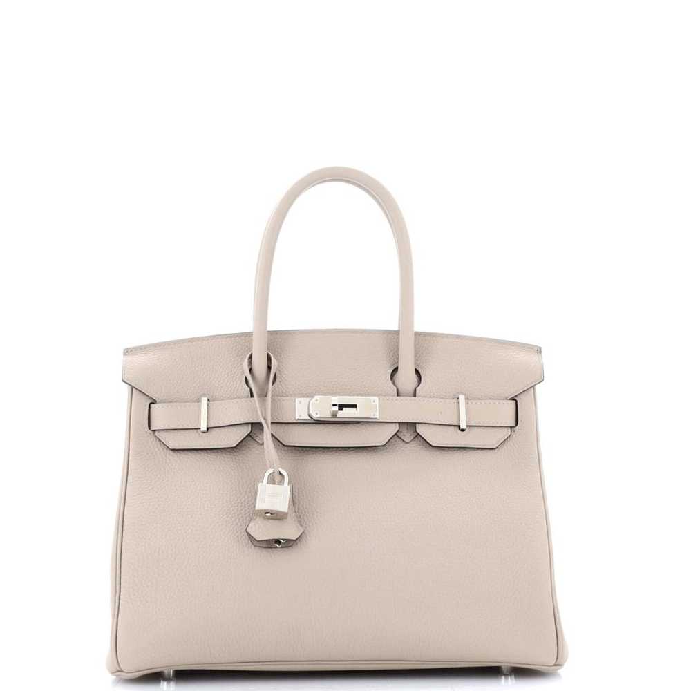 Hermès Birkin 30 leather tote - image 1