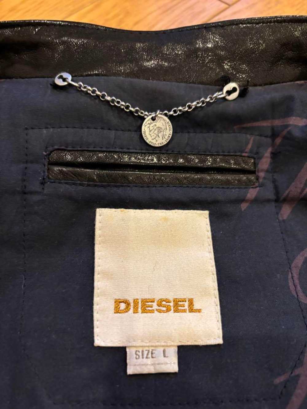 Diesel Men L Riders Black Rare Item Classic Vinta… - image 5