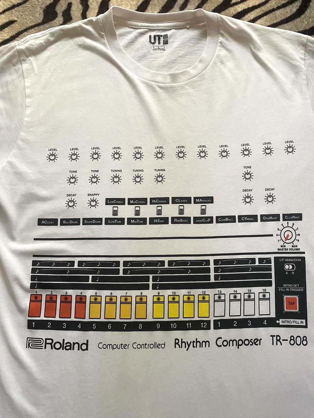 Band Tees × Uniqlo × Vintage Uniqlo x Roland 808 … - image 2