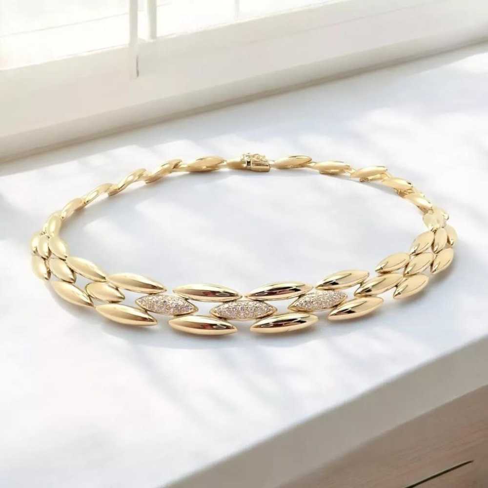 Cartier Agrafe yellow gold necklace - image 2