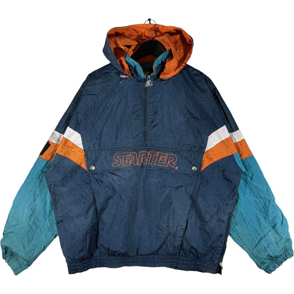 Starter Vintage Starter Hooded Anorak Windbreaker - image 1