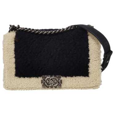 Chanel Boy cloth crossbody bag - image 1