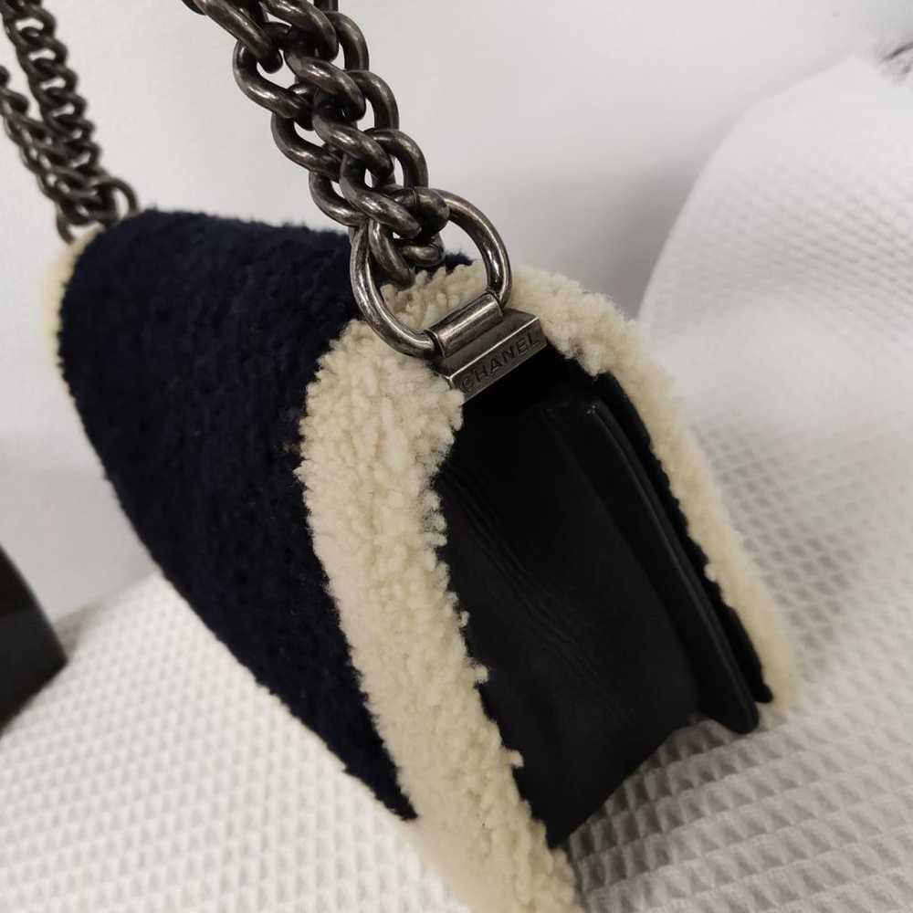 Chanel Boy cloth crossbody bag - image 4