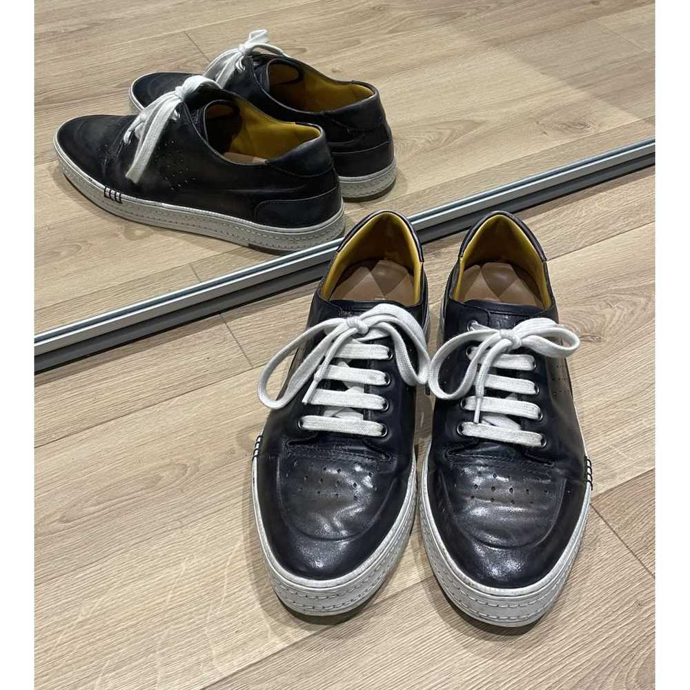 Berluti Leather low trainers - image 2