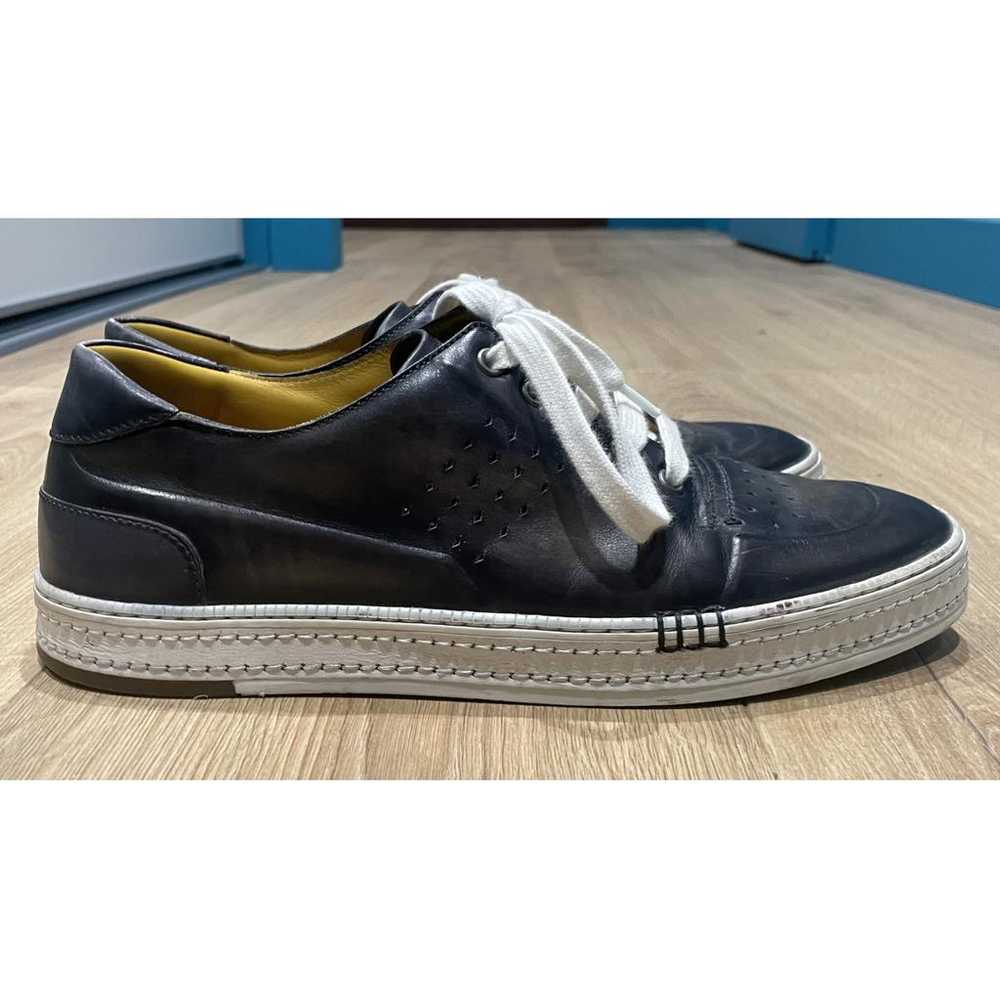 Berluti Leather low trainers - image 3