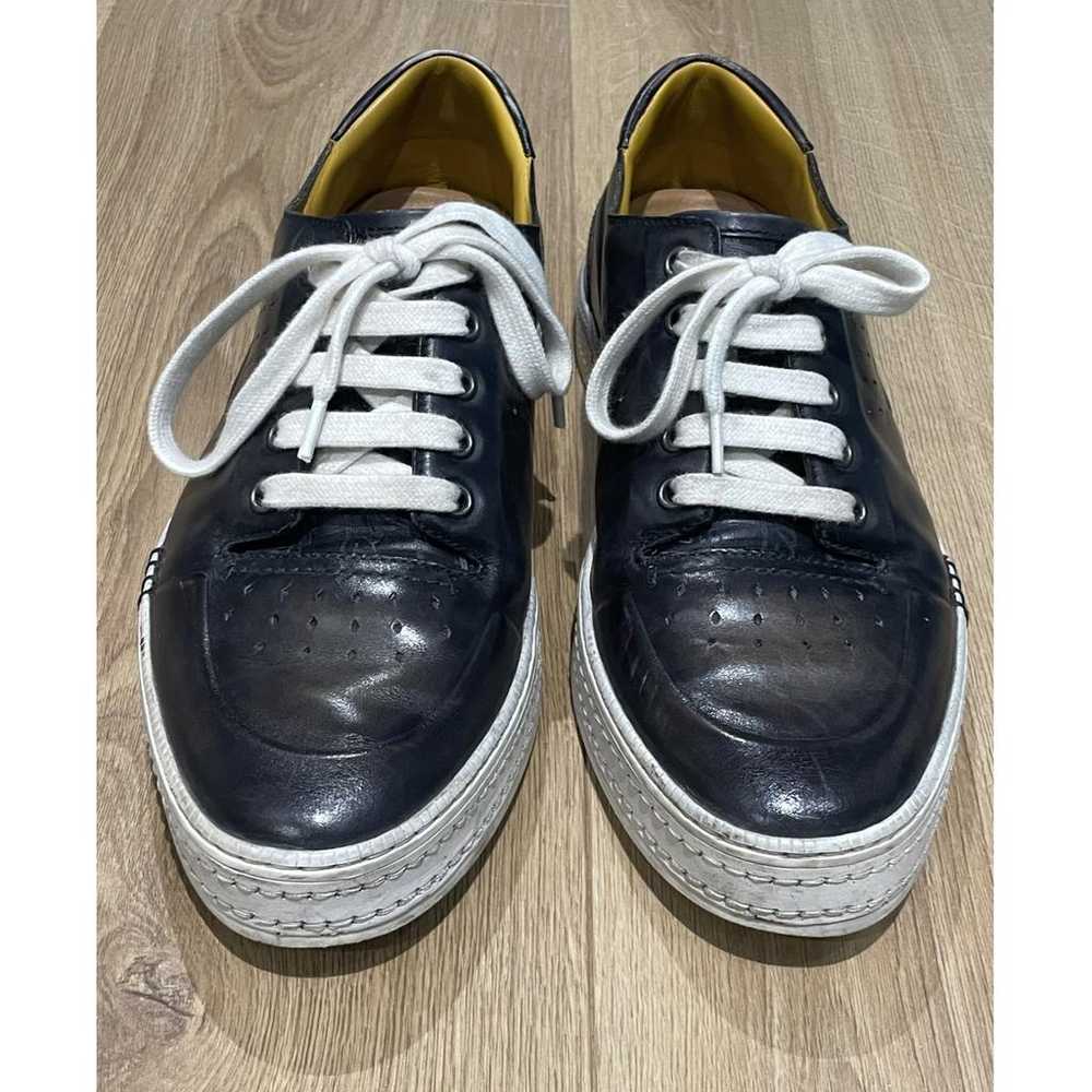 Berluti Leather low trainers - image 7