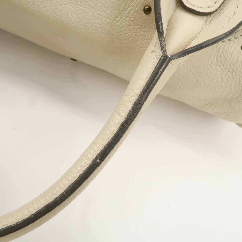 Chloe Paddington Leather Shoulder Bag Hand Bag Iv… - image 8