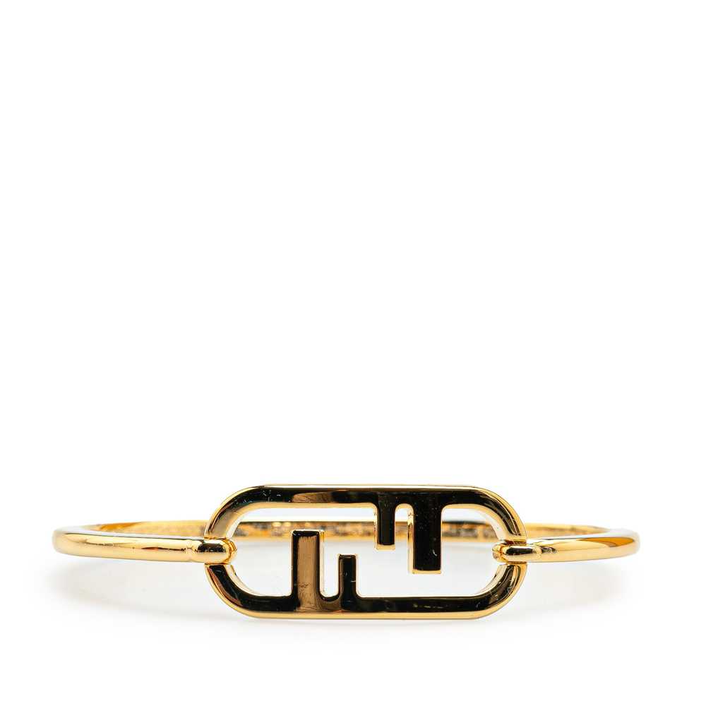 Gold Fendi Gold Plated O'Lock Bracelet - image 1