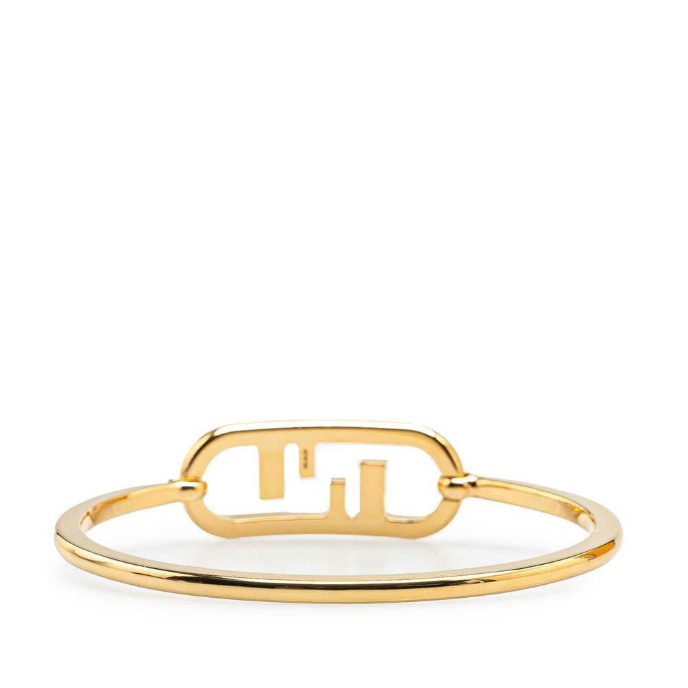 Gold Fendi Gold Plated O'Lock Bracelet - image 3