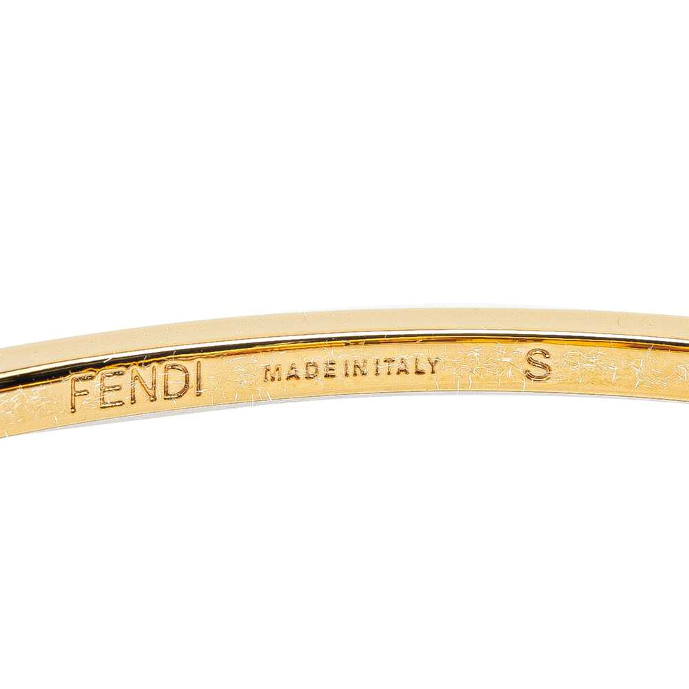 Gold Fendi Gold Plated O'Lock Bracelet - image 4