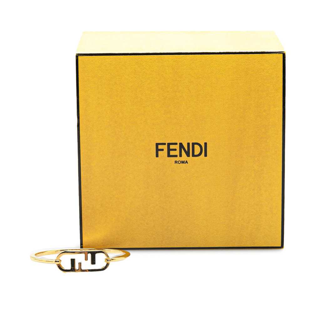 Gold Fendi Gold Plated O'Lock Bracelet - image 5