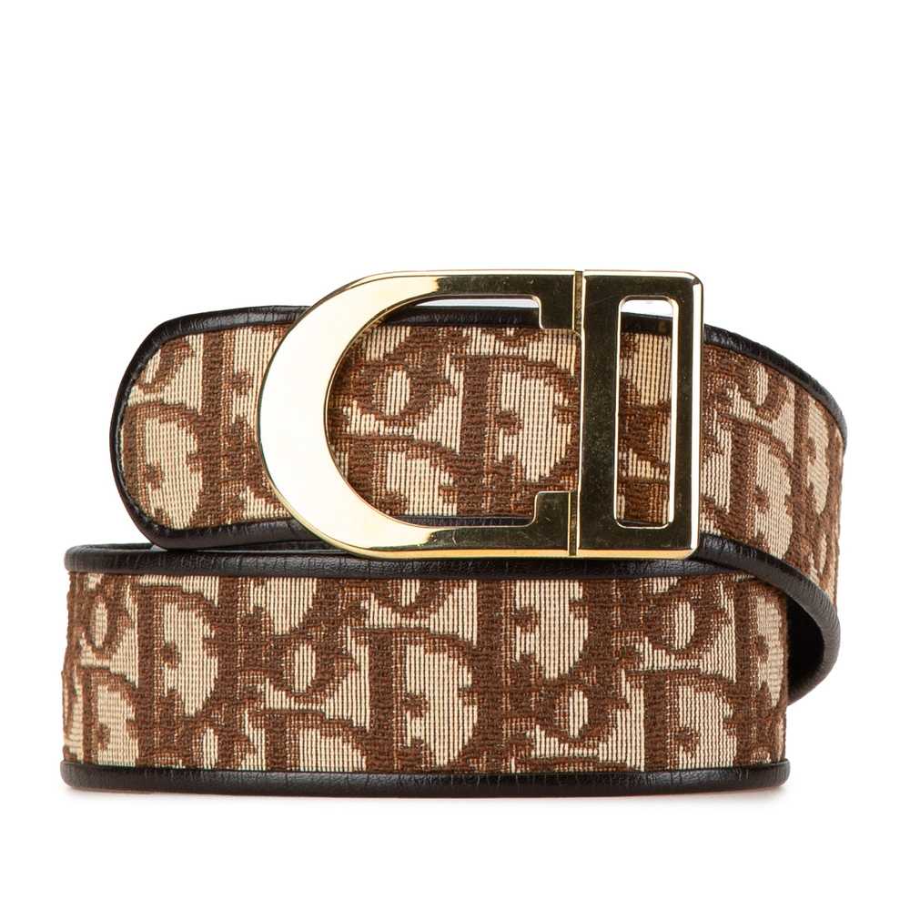 Brown Dior Oblique CD Belt - image 1