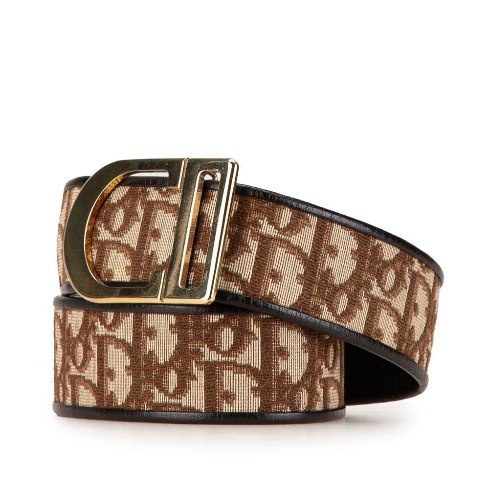 Brown Dior Oblique CD Belt - image 2