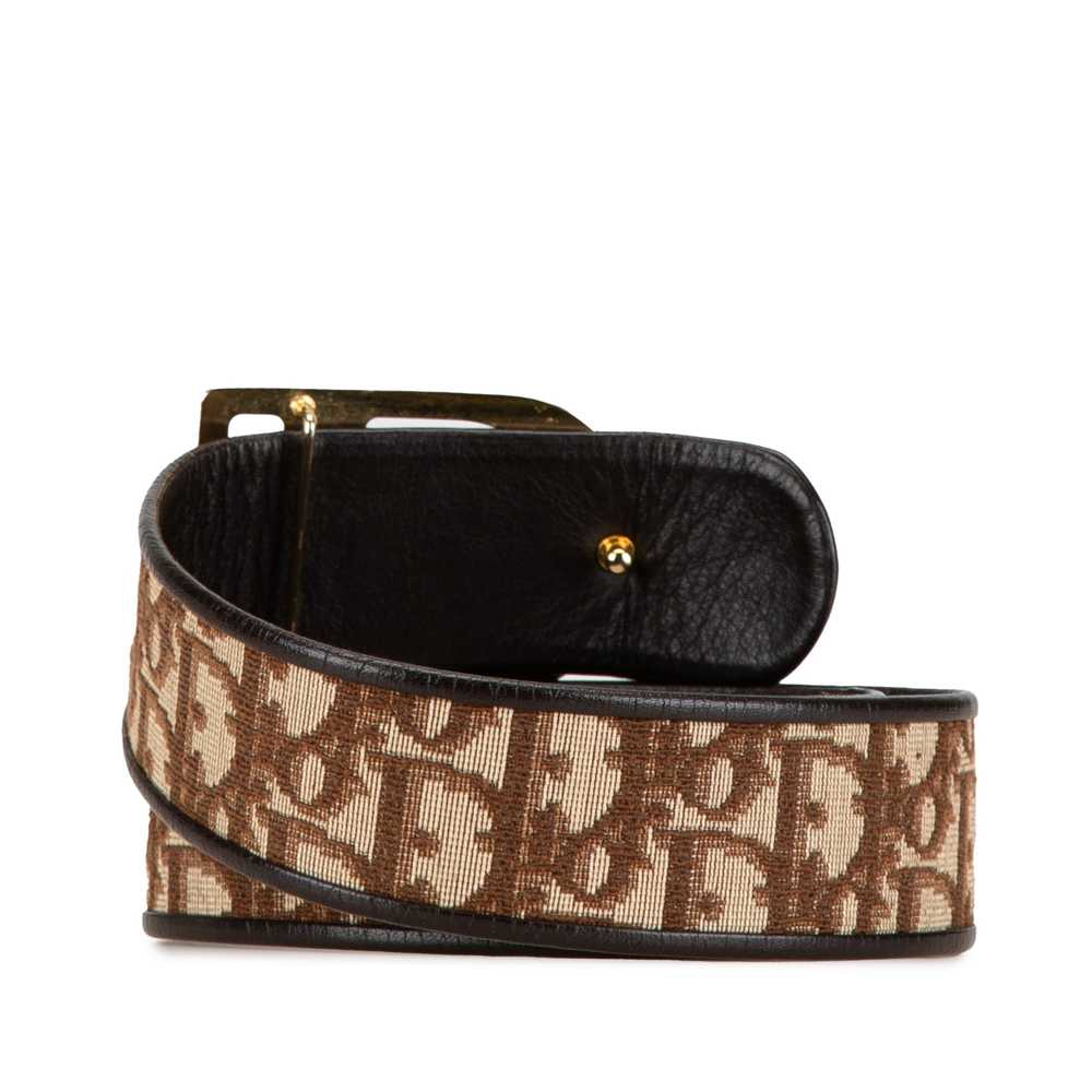 Brown Dior Oblique CD Belt - image 3