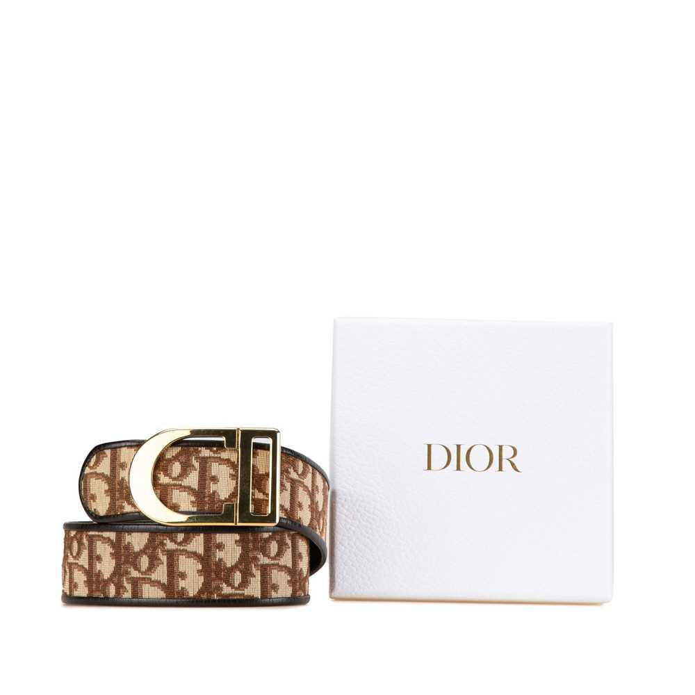 Brown Dior Oblique CD Belt - image 7