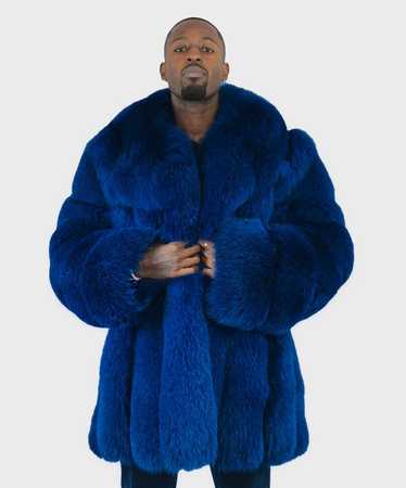 Mink Fur Coat Men’s 3/4 Fox Fur Coat