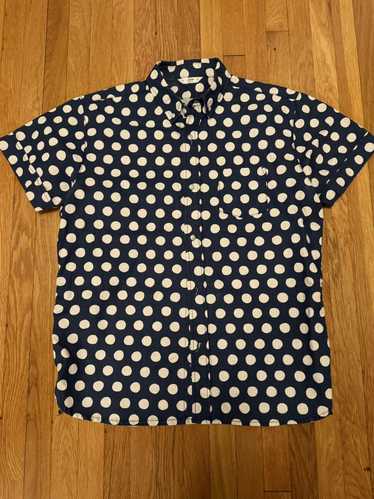 3sixteen 3Sixteen Blue and White Jumbo Polka Dot S