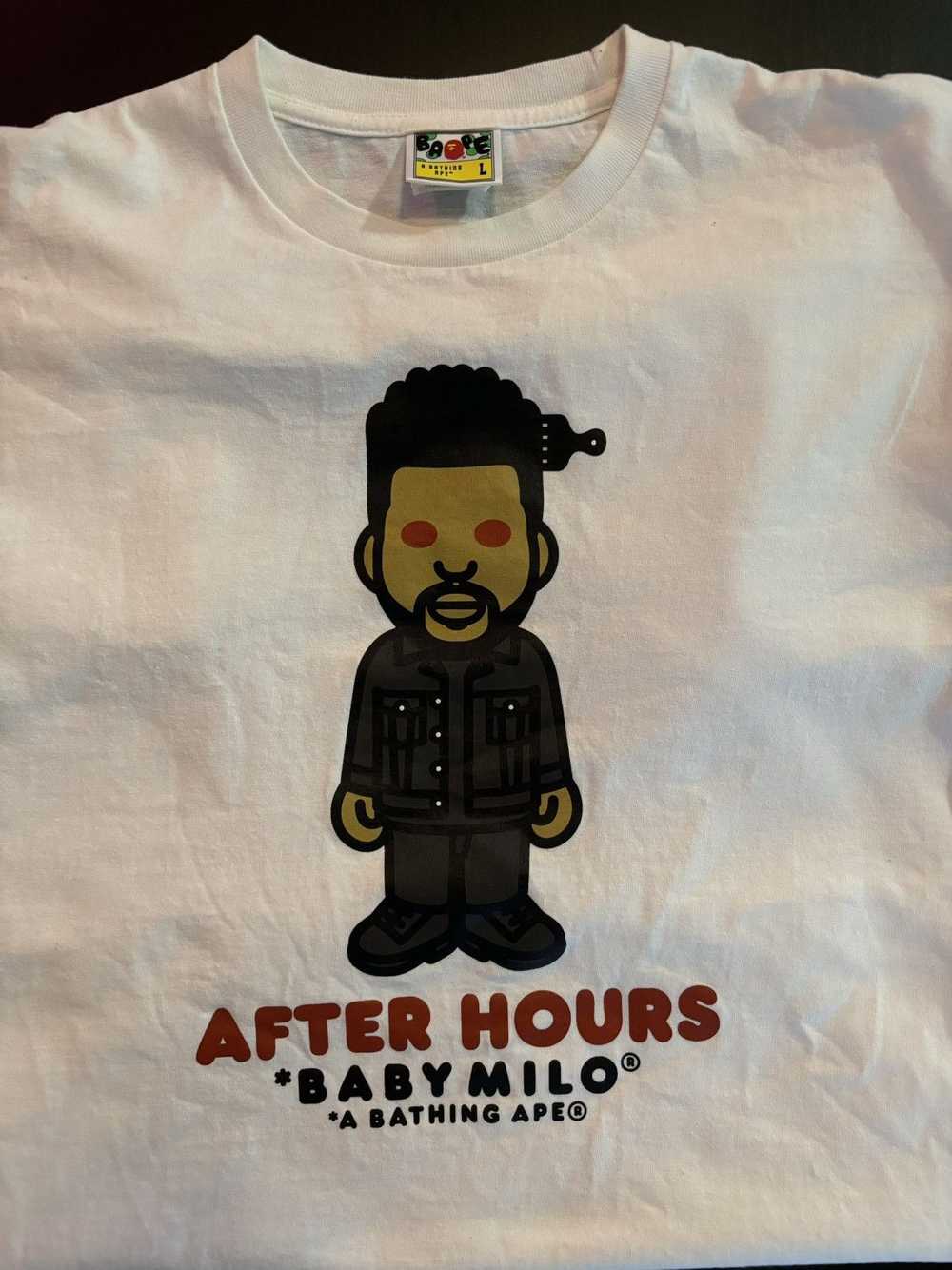 Bape × The Weeknd Baby Milo After Hours Tee - image 4